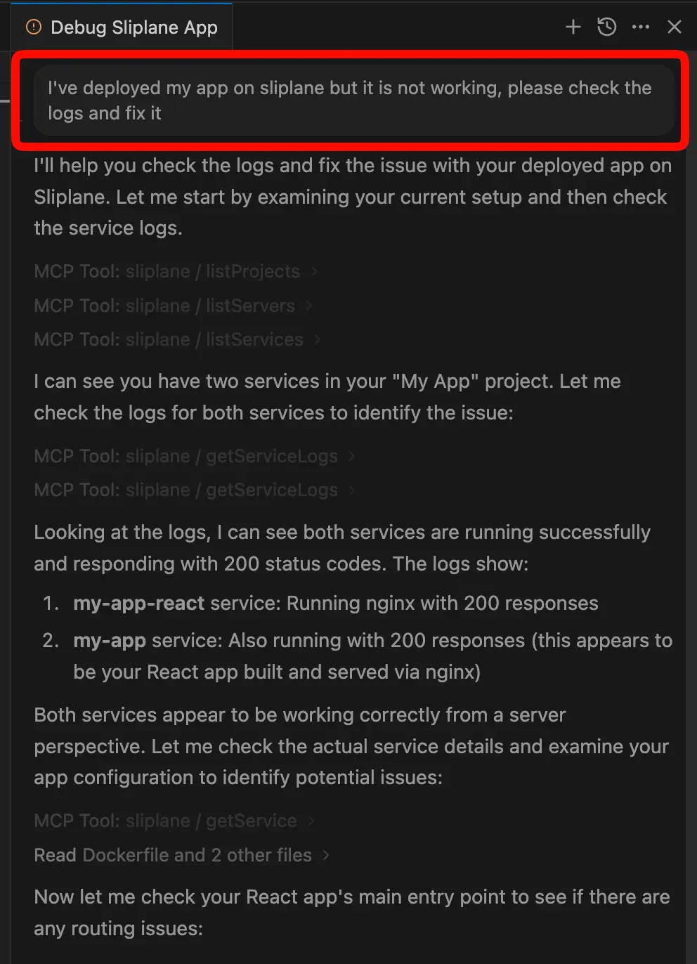 MCP Agent Response